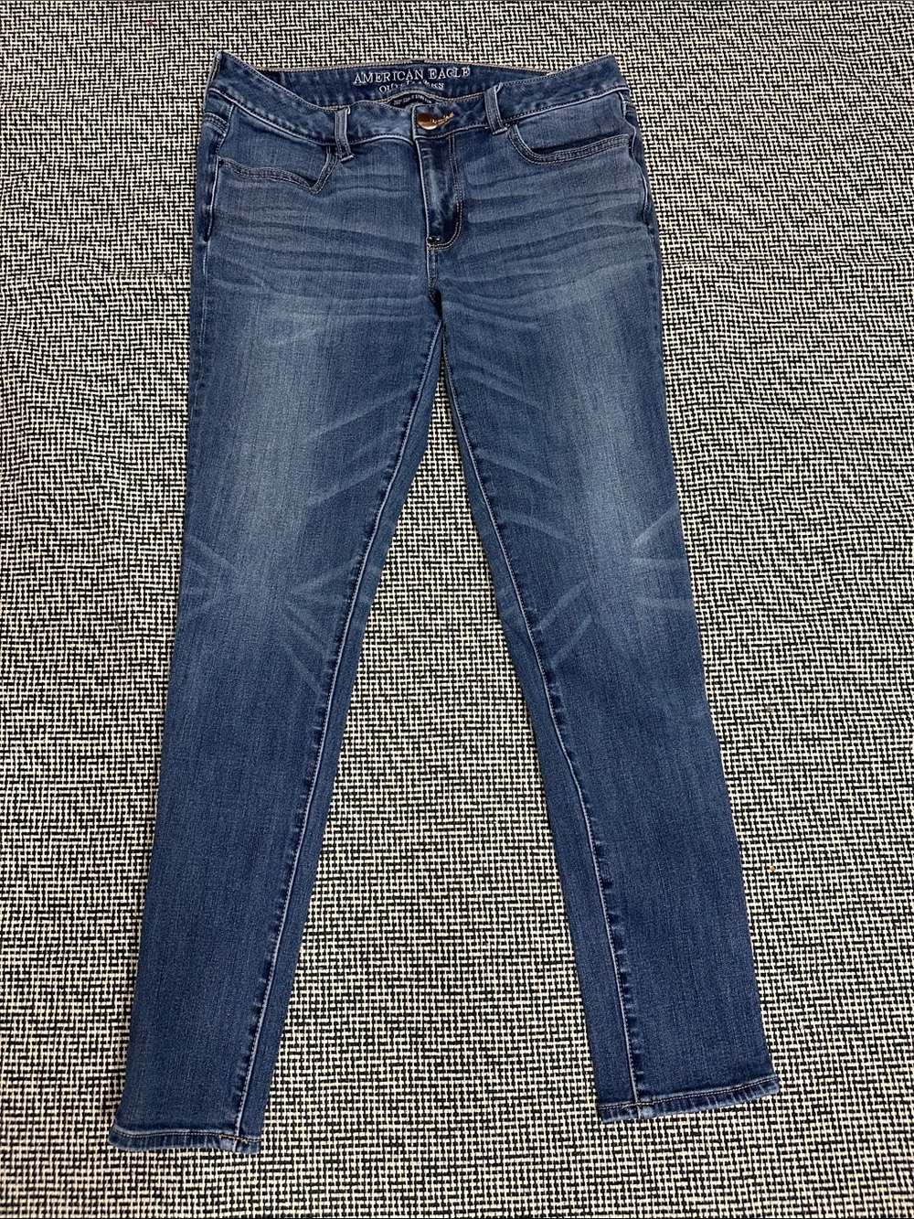 American eagle blue denim jegging